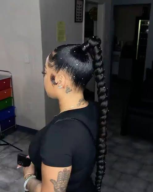 Packing gel with braided extensions [Pinterest]