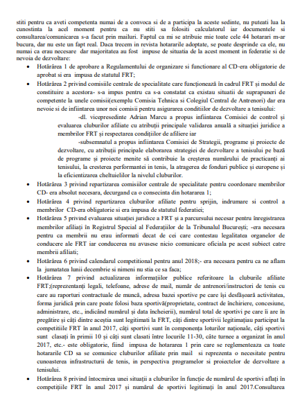 EXCLUSIV | Scandal la FR de Tenis. George Cosac l-a demis pe directorul general Iosif Galambos