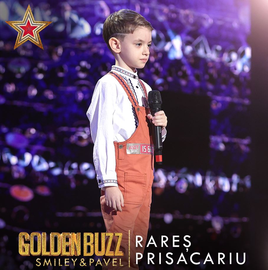 Cine e Rareș Prisacariu de la „Românii au talent”. Povestea băiețelului de 7 ani care a primit Golden Buzz de la Smiley și Pavel Bartoș