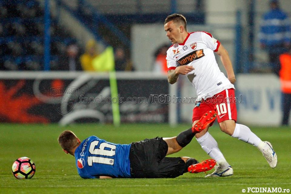Liga 1, play-off, prima etapă: FC Viitorul - Dinamo Bucureşti 0-0. Reacţia lui Contra / VIDEO