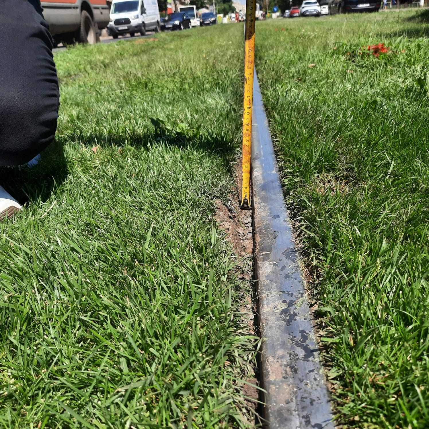 STB a cerut primăriei conduse de Piedone să scoată gazonul de pe șinele de tramvai din sectorul 5, pentru că a provocat deraieri