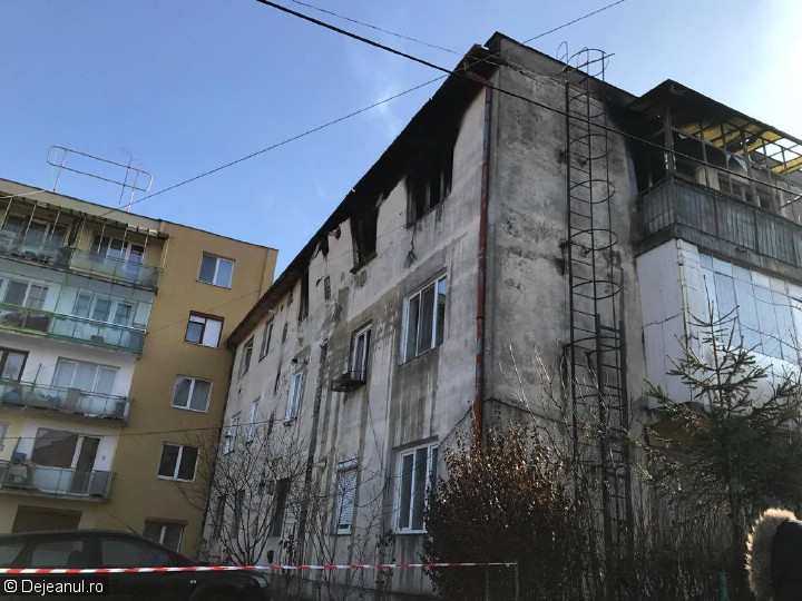 Explozie în Cluj. Un bloc de locuințe a sărit în aer