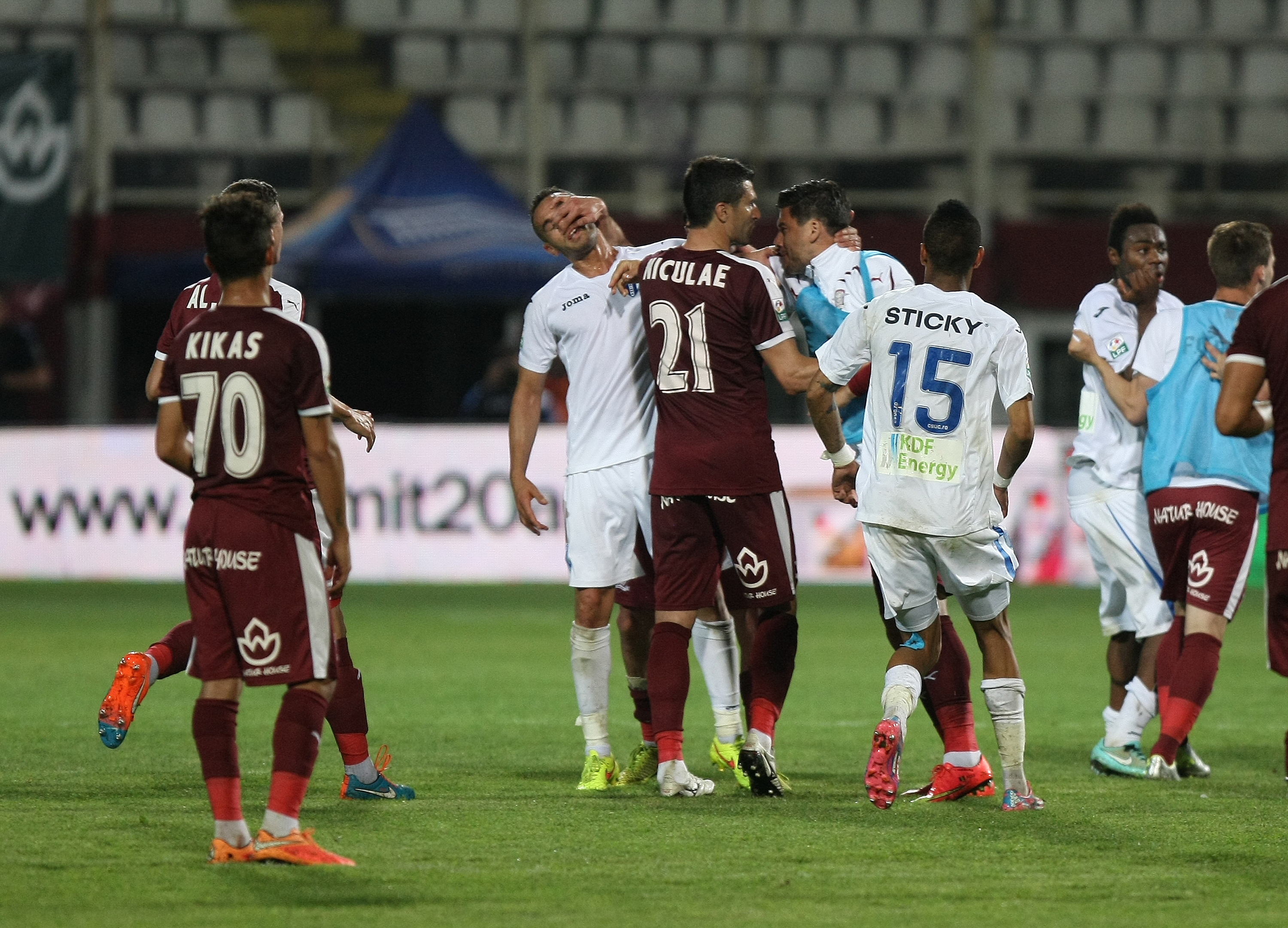 Comisia de Disciplină a FRF nu a putut judeca incidentele de la finalul partidei Rapid - CS U Craiova (1-2)