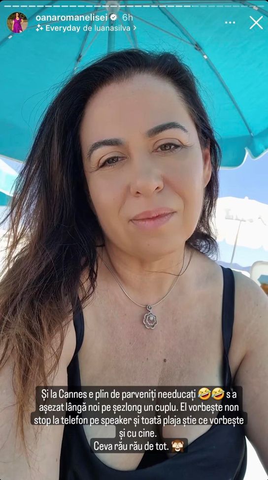 Oana Roman a început vacanța cu stângul. Ce a pățit pe plaja din Cannes: „Plin de parveniți needucați”