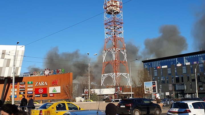 Incendiu puternic în Delta Văcărești. ISU București: Focul a fost provocat