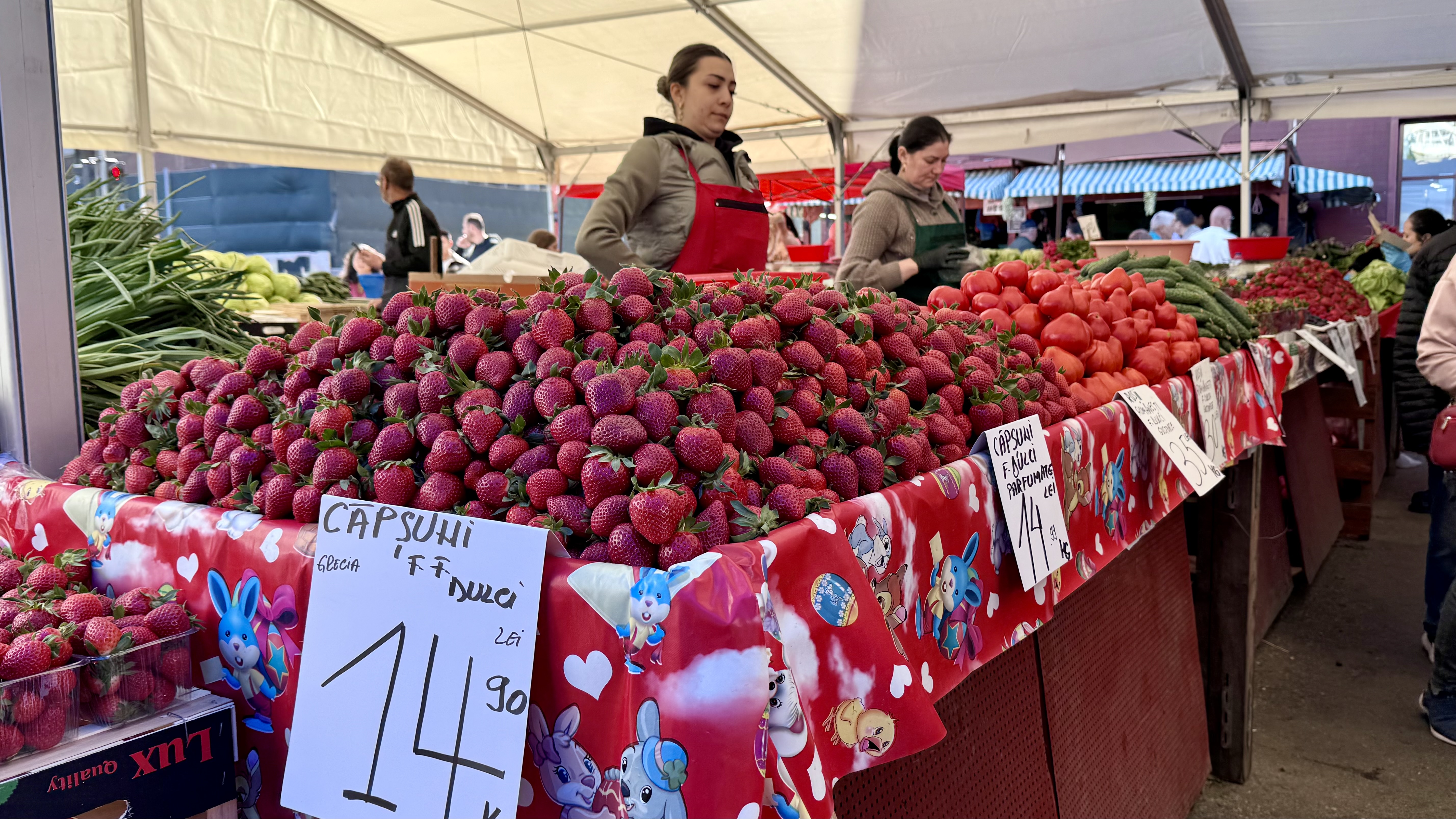 Cât costă un kilogram de căpșuni românești în piață? Unde sunt cele mai mari cozi