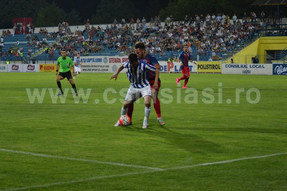 LIGA I. CSMS Iaşi - ASA Tîrgu-Mureş 0-1. Miriuţă l-a învins italieneşte pe Nicolo Napoli, sub privirile campionului mondial Franco Baresi