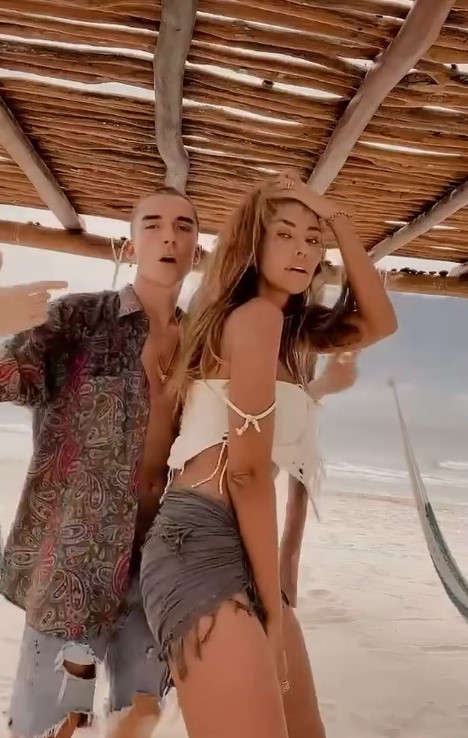 Imagini virale cu Mădălina Ghenea și Emil Rengle. Filmați în timp ce dansează lasciv pe o plajă