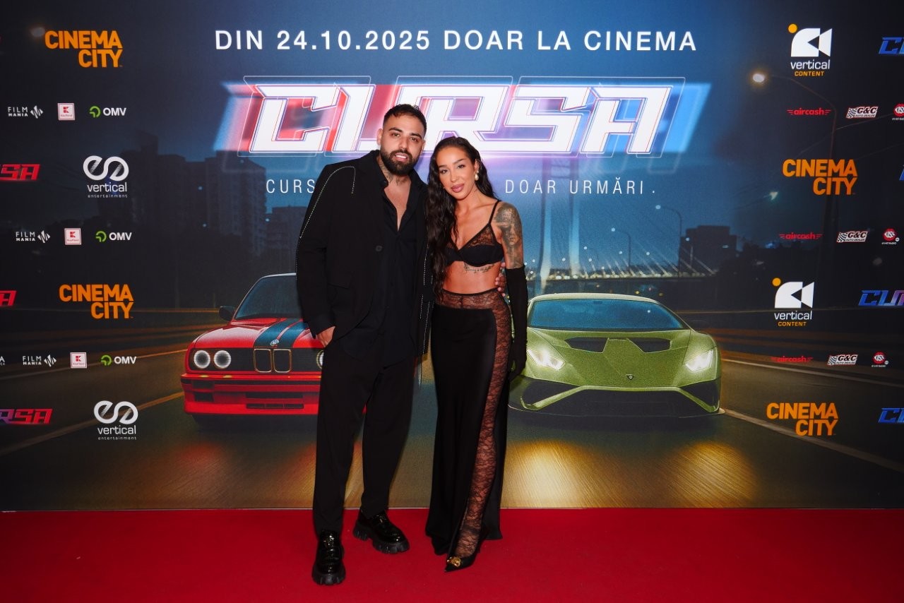 Vedete la premiera filmului „Cursa”. Cum au apărut Bianca Drăgușanu, Smiley și Connect-R