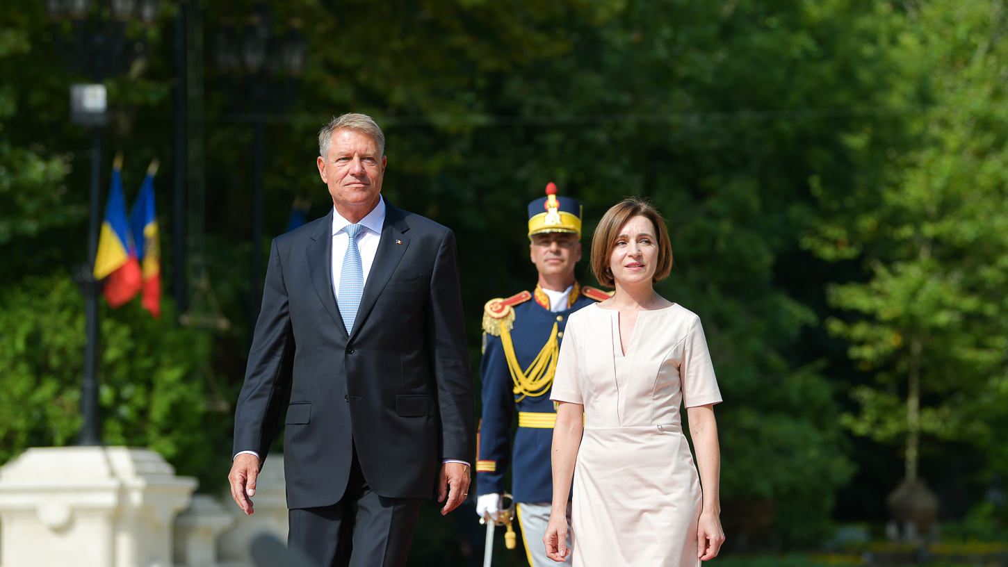 Klaus Iohannis a primit-o pe Maia Sandu la Cotroceni: „Nu vom abandona Republica Moldova”