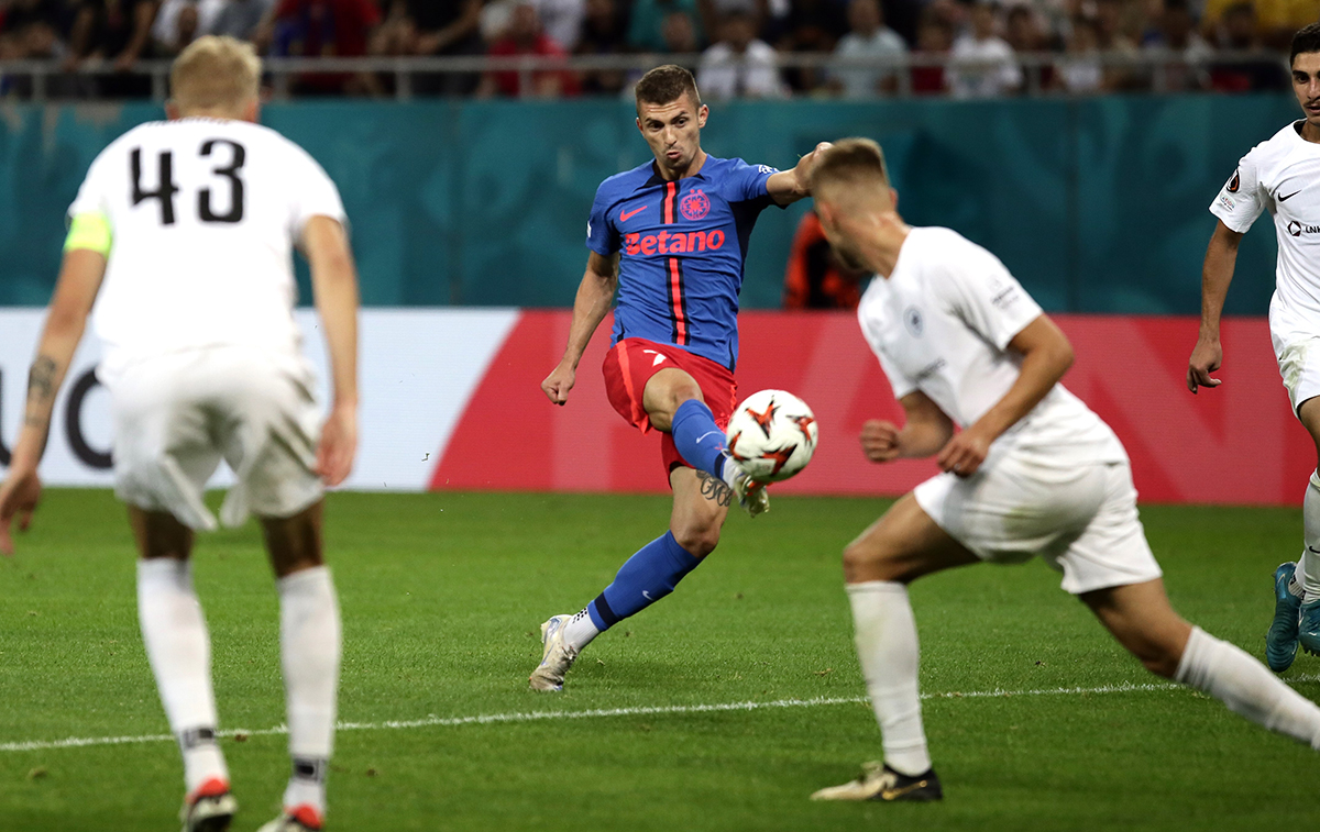 FCSB - Rigas FS 4-1. Principalele imagini de la victoria care i-a dus pe roș-albaștrii pe locul 2 în Europa League | GALERIE FOTO