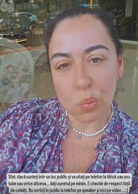 Ce a pățit Oana Roman pe litoralul românesc. Se afla la o terasă: „E o chestie de respect față de ceilalți”