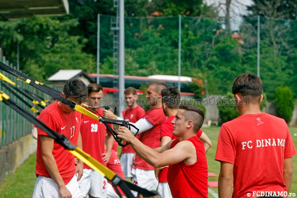 Mușchi de ”câine neîmblânzit”. Feussi dă tonul antrenamentelor lui Dinamo