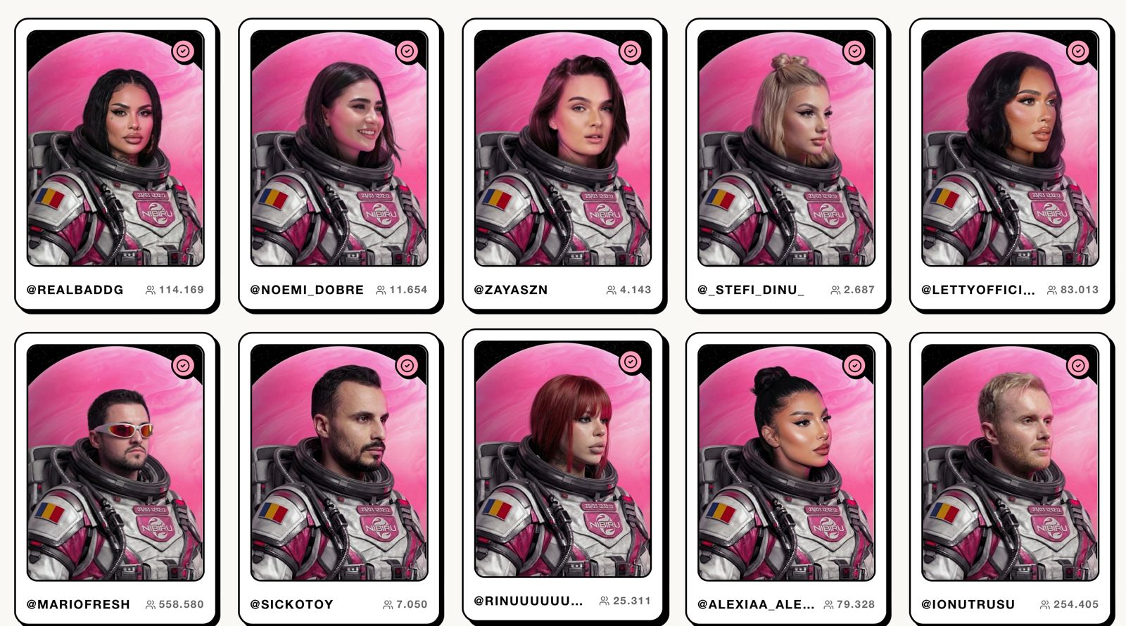 NIBIRU a „invadat” rețelele sociale: peste 60 de milioane de vizualizări și mii de români transformați în astronauți, într-o campanie virală
