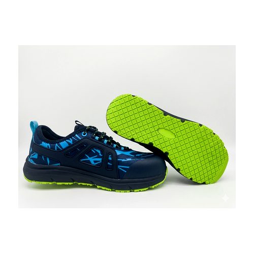 Premium lace-up safety boot with high-comfort mesh lining and EVA insole. Fully waterproof and ASTM certified.