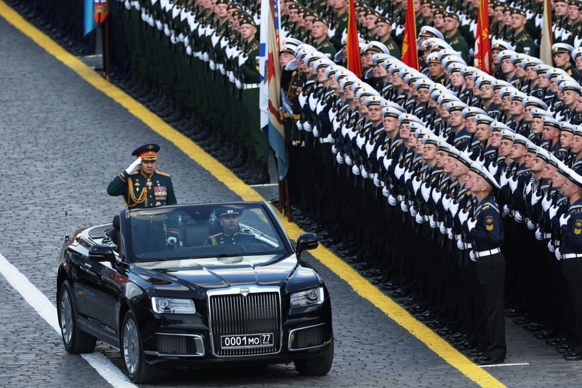 Imagini de la parada de Ziua Victoriei de la Moscova. A fost una dintre cele mai scurte din istoria recentă a Rusiei. FOTO