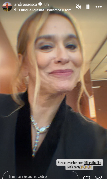 Cum a apărut Andreea Esca la Cannes 2026. Vedeta Pro TV a strălucit alături de Sebastian Stan și Cristian Mungiu