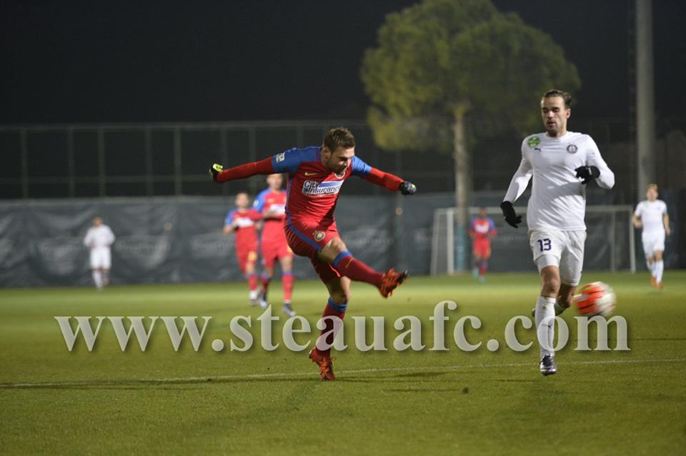 În stagiul din Turcia, Steaua a bătut clar formația maghiară Ujpest. ^Campionii României au avut parte de o surpriză în cantonament / GALERIE FOTO