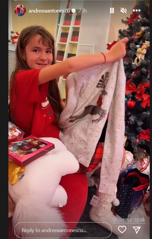 Andreea Antonescu a petrecut primul Crăciun alături de cea de-a doua fiică. Întreaga familie i-a fost alături. „Cel mai frumos Crăciun”