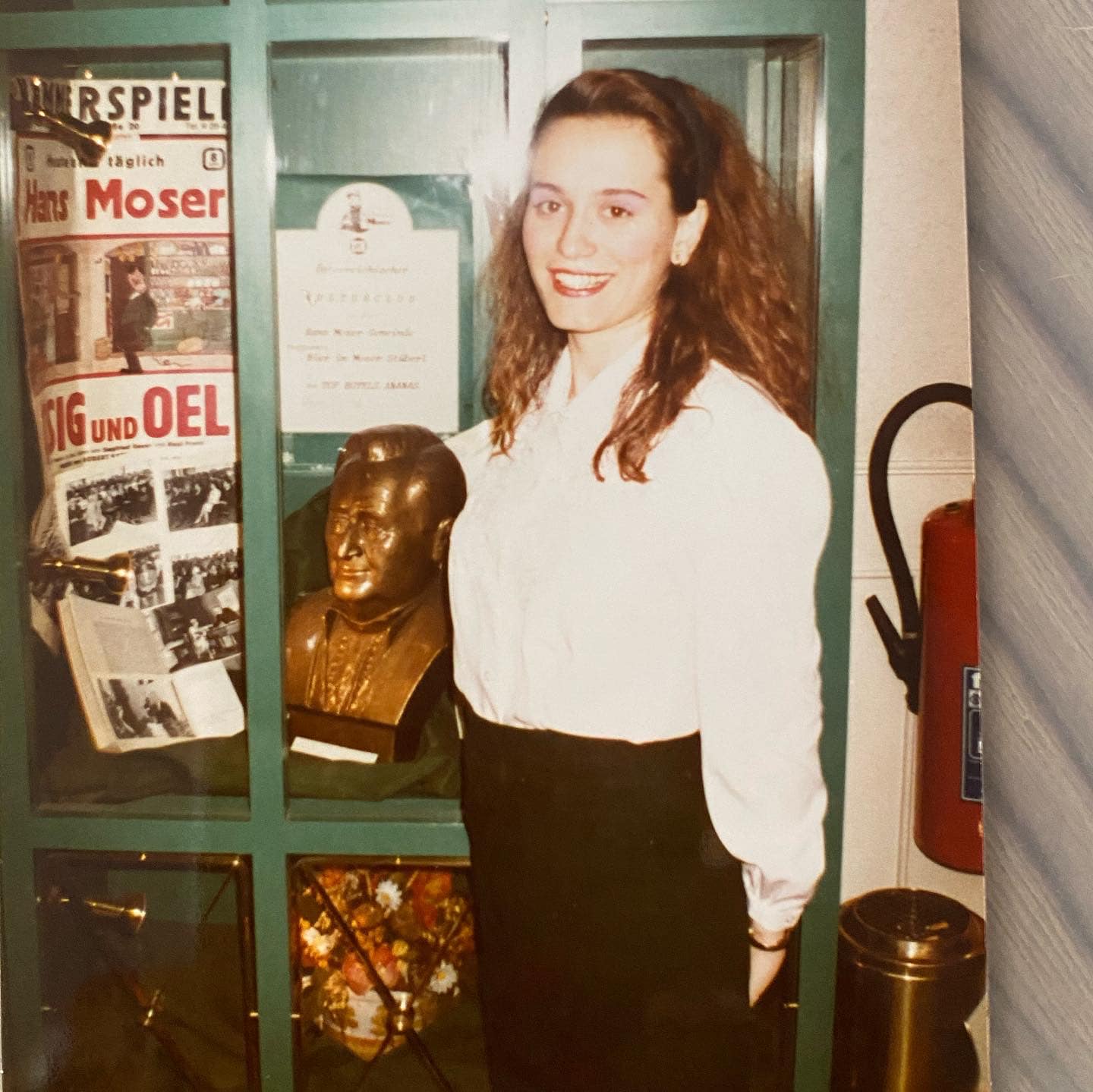 Fotografii rare cu Andreea Esca din 1992, când nu lucra încă la PRO TV. „Am fost în prima mea delegație peste hotare”