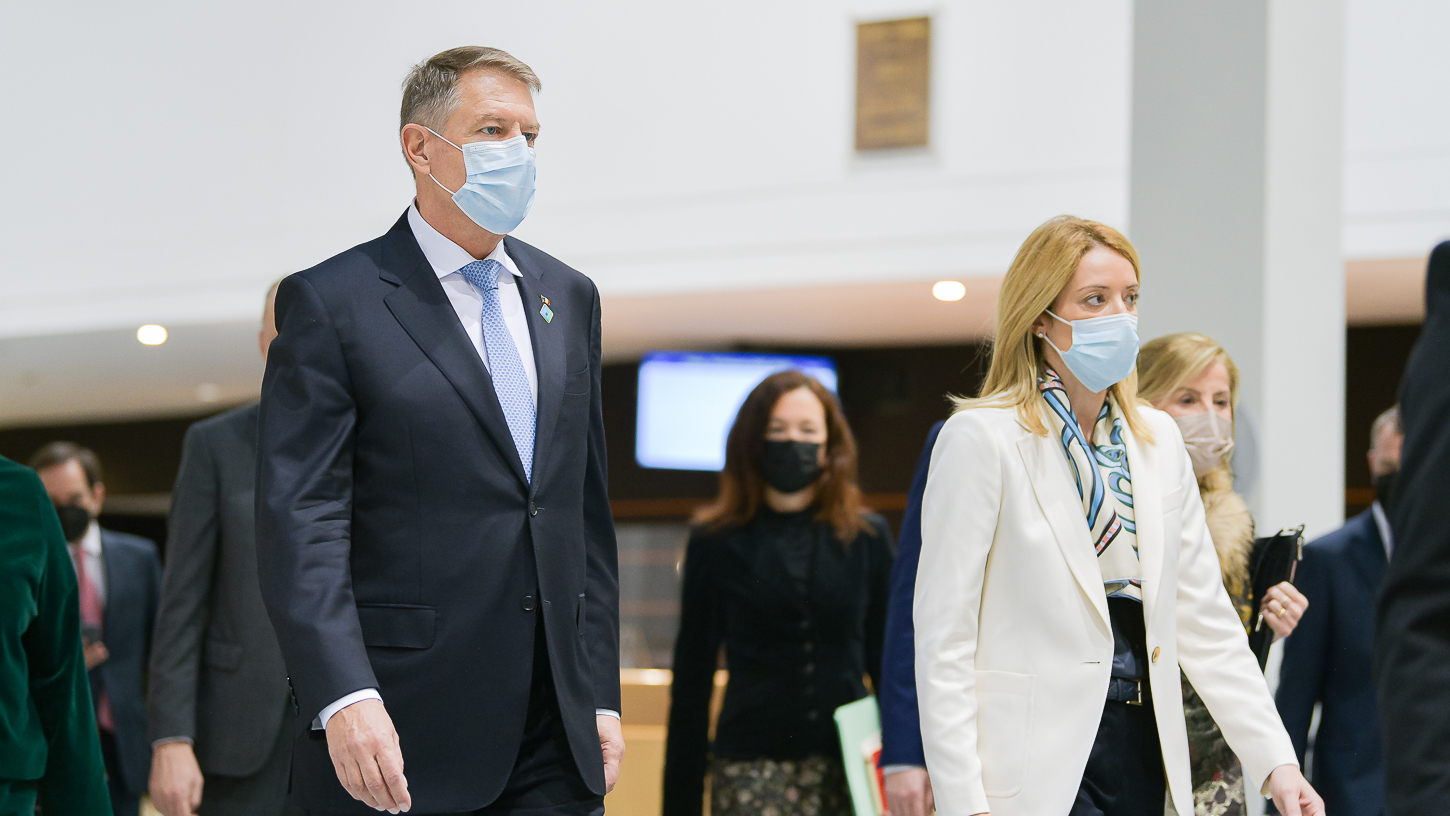 Iohannis s-a întâlnit cu șefa Parlamentului European. Ce abordare a propus pentru detensionarea crizei din Ucraina