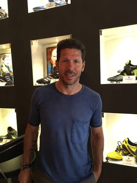 Simeone a fost la Milano, unde a vizitat un restaurant celebru. Cârciuma aparține unui argentinian de-al său / GALERIE FOTO