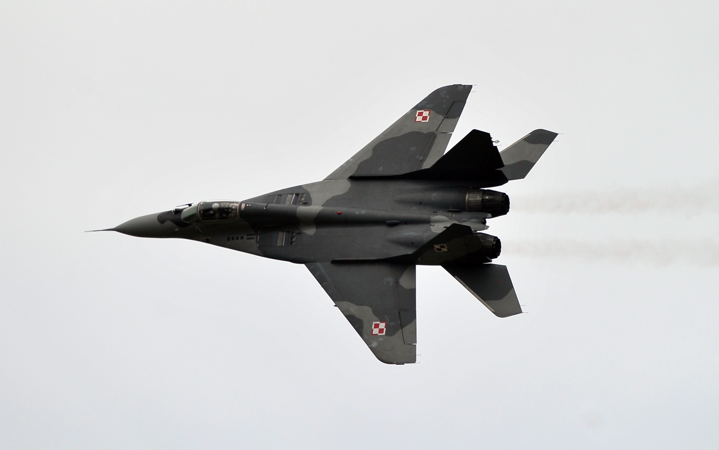 Ten polski myśliwiec poleciał na wojnę. Atakuje rosyjskimi rakietami