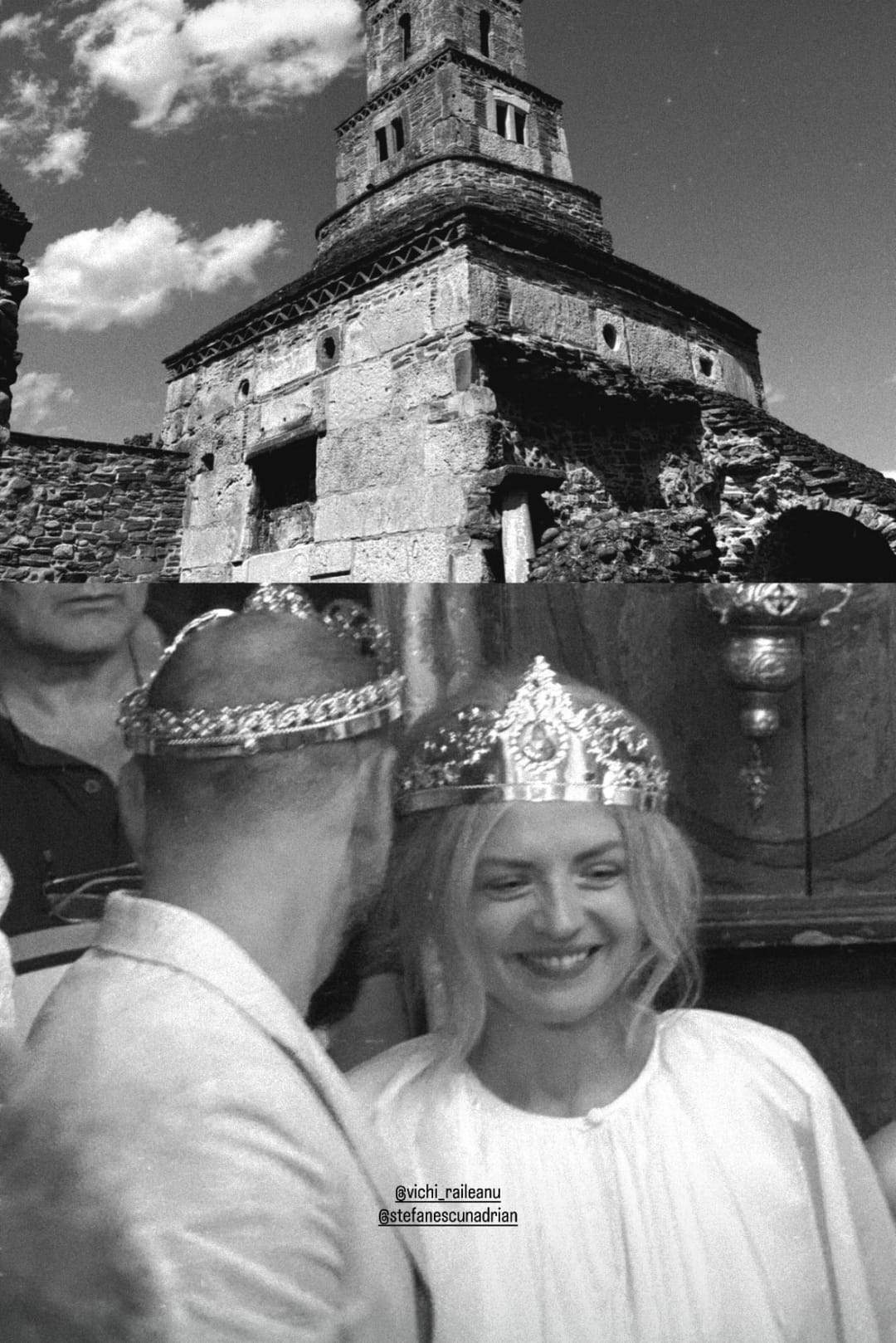Victoria Răileanu și Adrian Ștefănescu s-au căsătorit religios. Imagini de la nunta organizată în mijlocul naturii