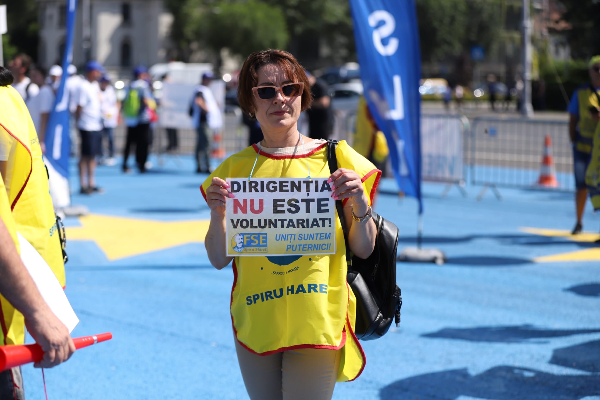 Sindicaliștii din Educație protestează la Guvern și Parlament. Examenele naționale ar putea fi afectate de proteste