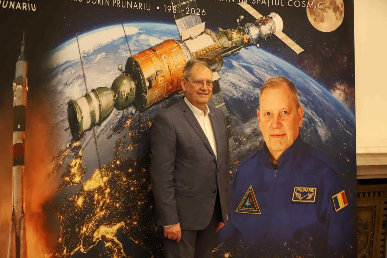 Dumitru Prunariu, singurul român care a zburat în Cosmos, aniversat în Senat după 45 de ani de la misiunea Soyuz 40