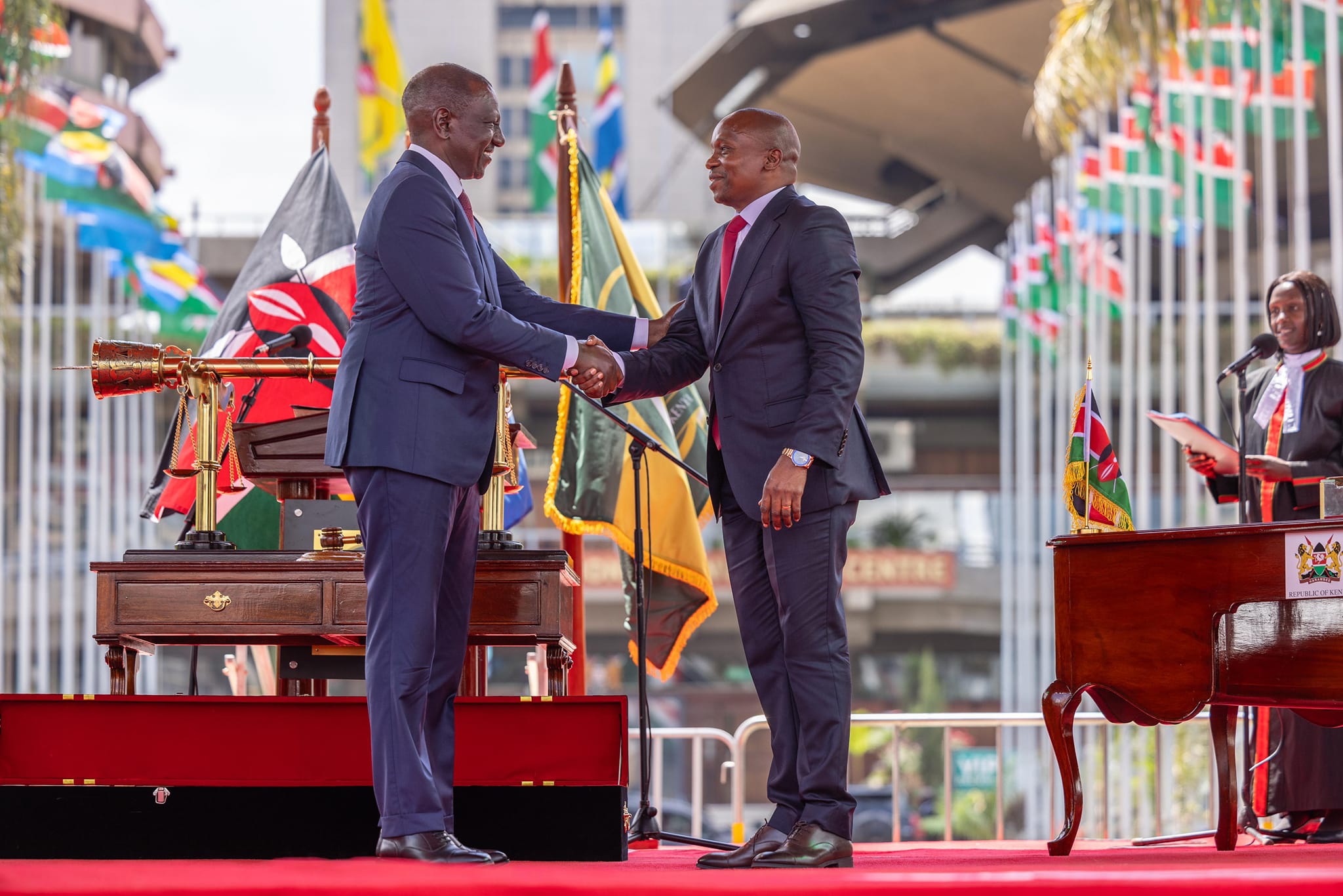 Swearing-in ceremony of Kenya's 3rd Deputy President Kithure Kindiki at KICC, Nairobi on November 1, 2024
