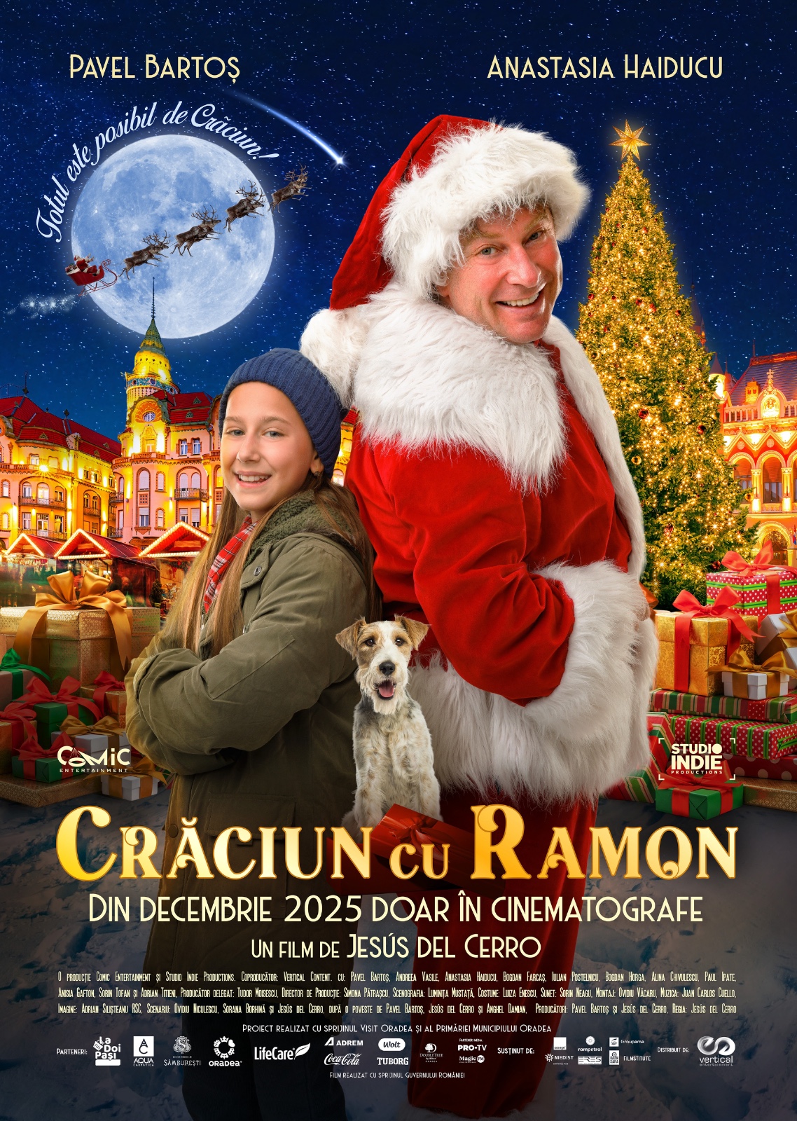 Câți români s-au uitat la proiecțiile speciale din Oradea ale filmului „Crăciun cu Ramon”. Succes uriaș pentru Pavel Bartoș în doar trei zile