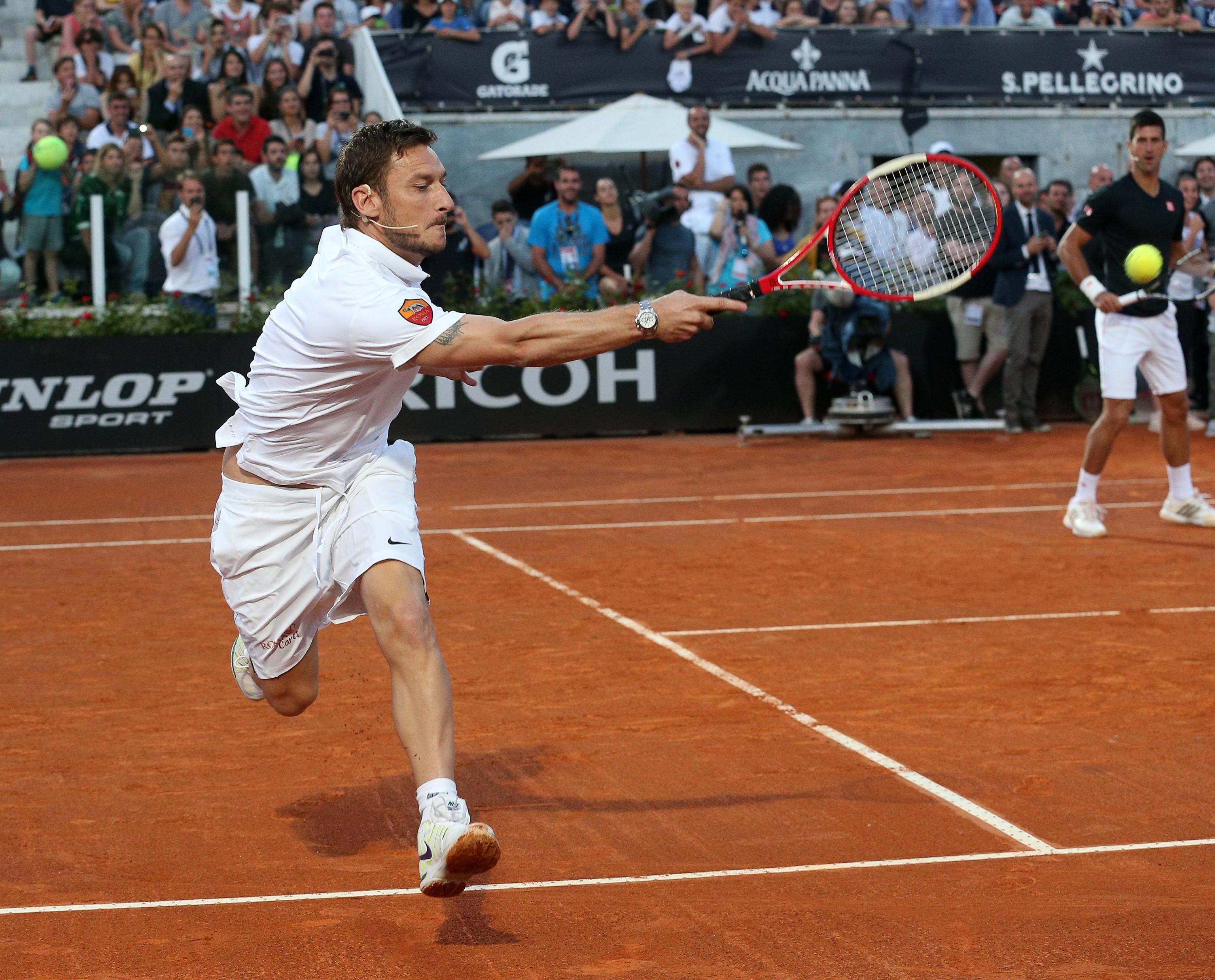 Totti și Nole au dat recital la Roma, într-un meci caritabil! / FOTO & VIDEO