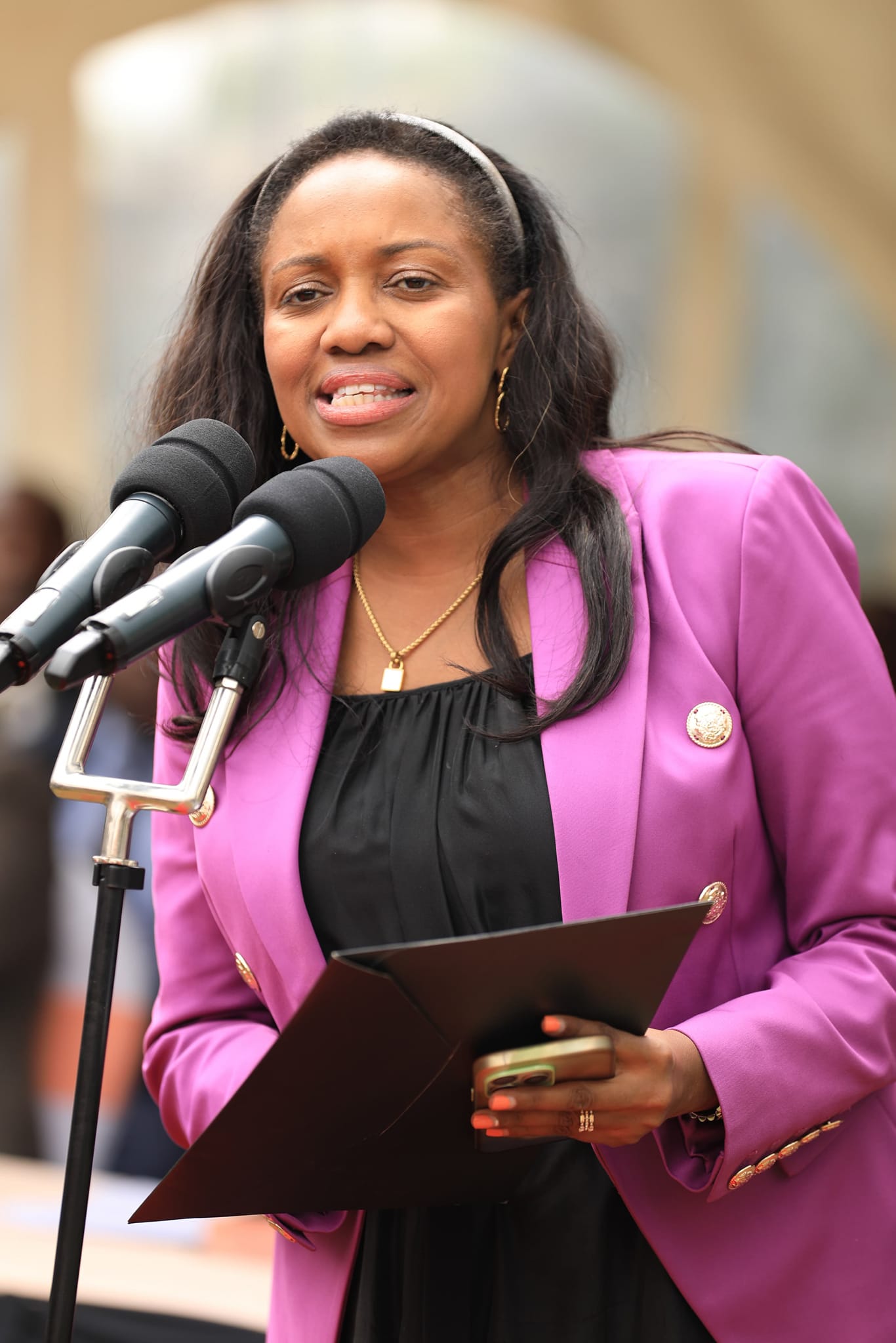 Nakuru Governor Susan Kihika speaking during a past event