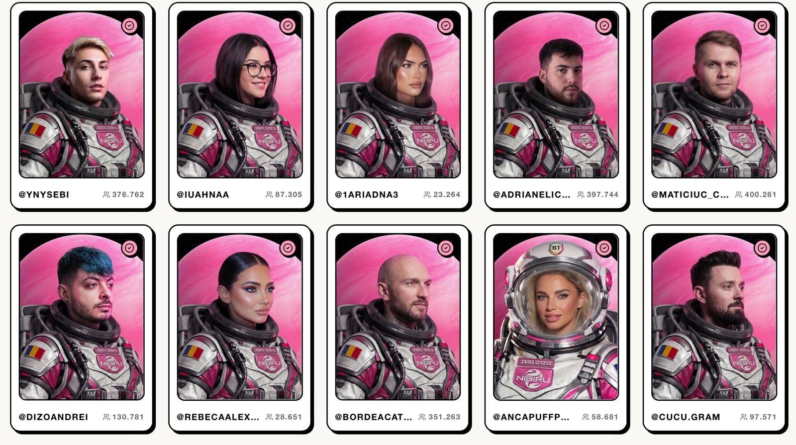 NIBIRU a „invadat” rețelele sociale: peste 60 de milioane de vizualizări și mii de români transformați în astronauți, într-o campanie virală