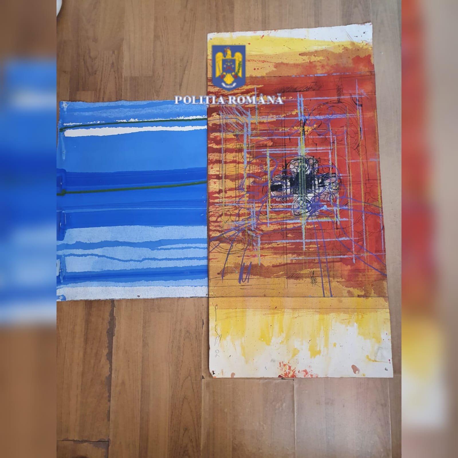Tablouri de peste 320.000 de euro, furate de un român din locuinţa unui pictor din Austria, găsite de poliţişti în urma unor percheziţii