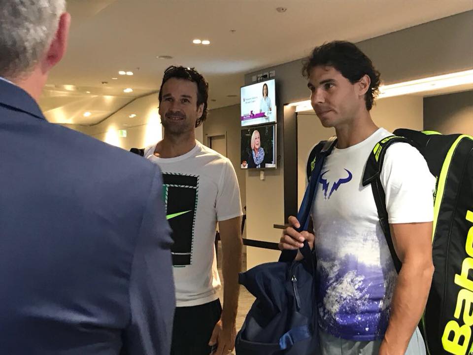 Rafael Nadal a ajuns în Australia, pentru primul turneu de Mare Șlem al anului. Ibericul a efectuat primul antrenament / VIDEO