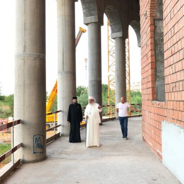 Patriarhul României a vizitat şantierul Catedralei Naţionale