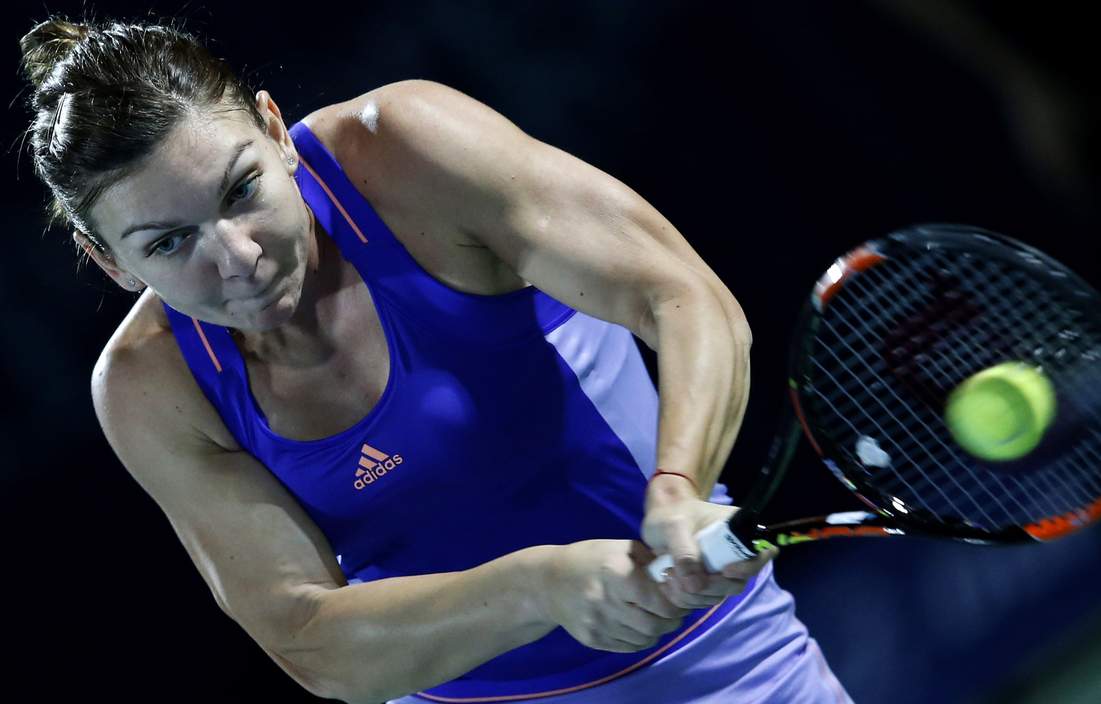 Simona Halep vrea să revină pe locul 3 mondial! Efortul depus în meciul cu Pironkova, în imagini / GALERIE FOTO