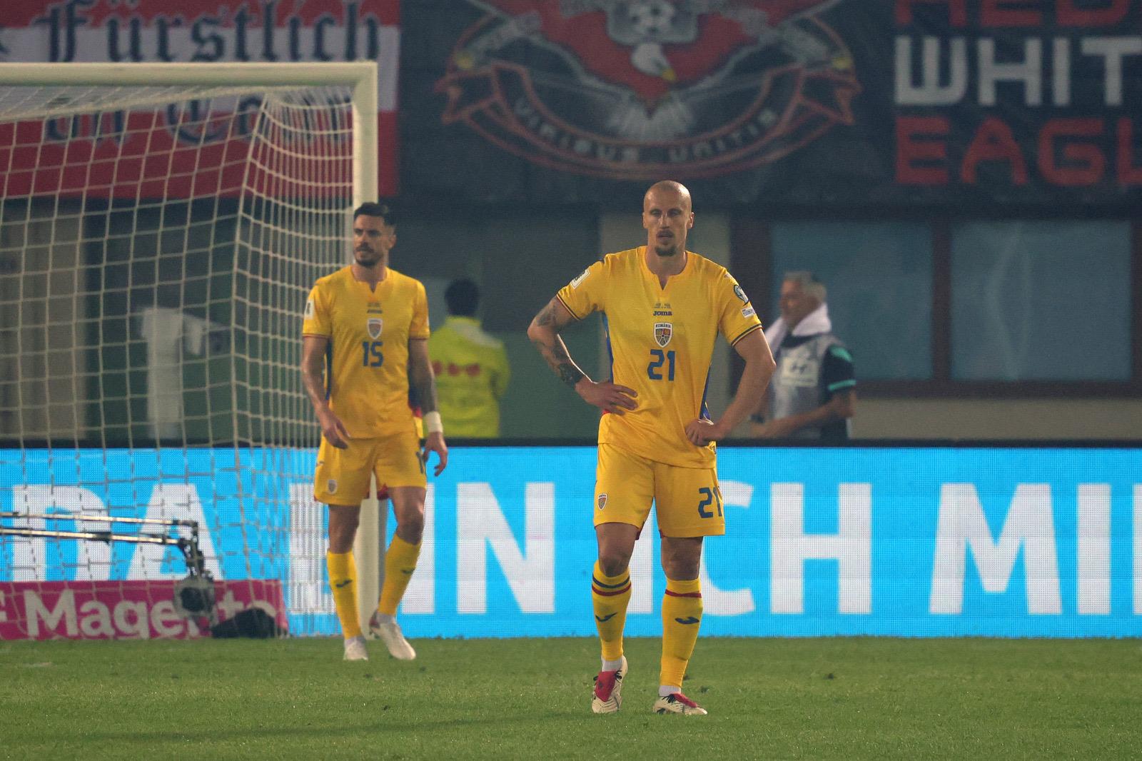 Austria - România 2-1: Florin Tănase marchează la ultima fază un gol de onoare, într-o partidă dominată de la un cap la altul de austrieci