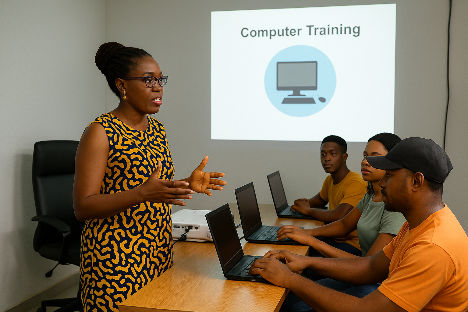 Another thing I love is the impact. I’ve trained young people who had never touched a computer before. You need to feel the satisfaction of helping someone grow.