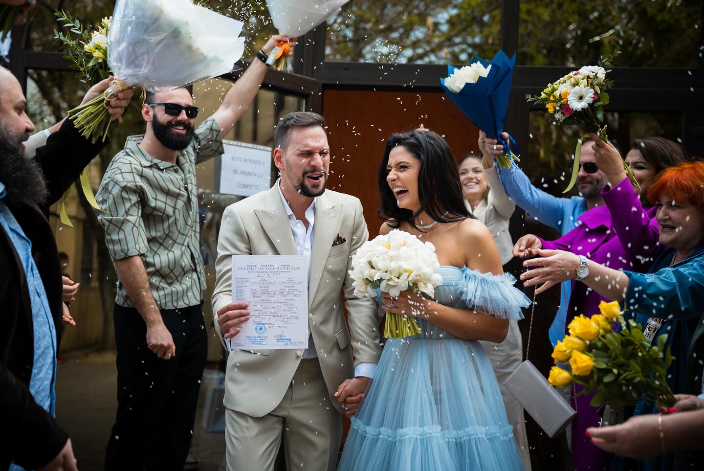 Cristina Ciobănașu și Vlad Gherman s-au întâlnit față în față după ce el s-a căsătorit cu Oana Moșneagu. Ce gest a făcut actrița