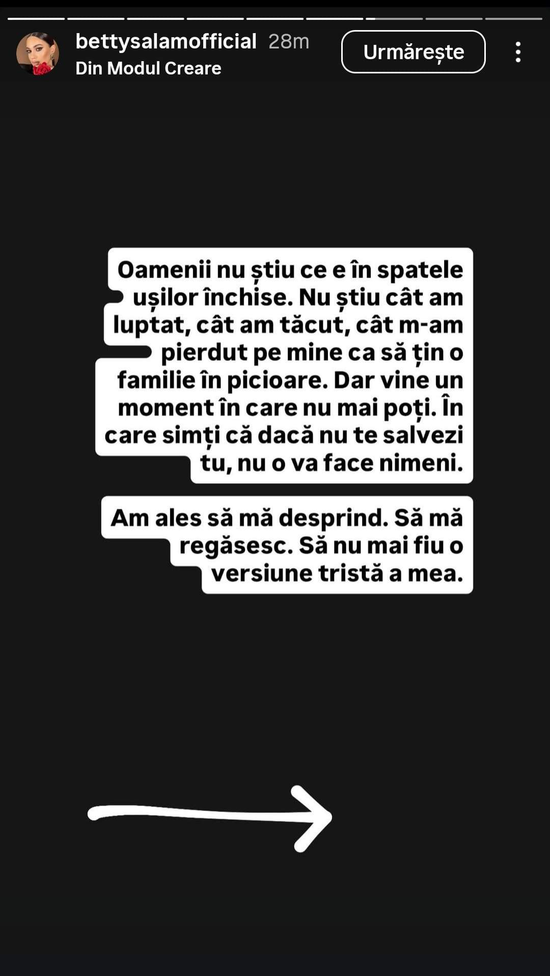 Cine este noul iubit al lui Betty, fiica lui Florin Salam. Artista a divorțat de soț și le răspunde celor care o acuză de infidelitate. „Nu cer milă”