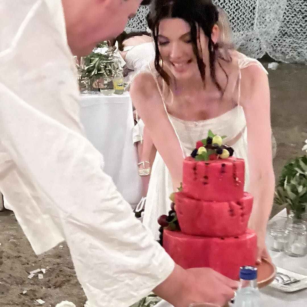 Imagini de la nunta din Grecia a Ancăi Lungu cu Harry Arampatzis. Andreea Berecleanu le-a fost nașă