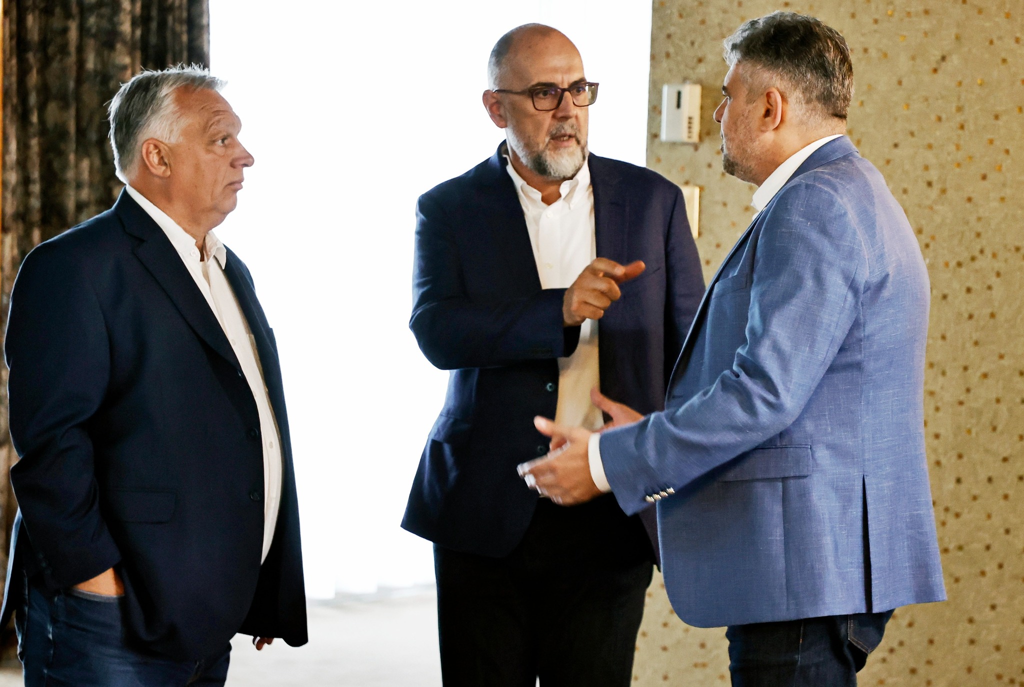 Viktor Orban, întâlnire cu Marcel Ciolacu, înaintea discursului de la Băile Tușnad. Ce a promis liderul Ungariei legat de Schengen