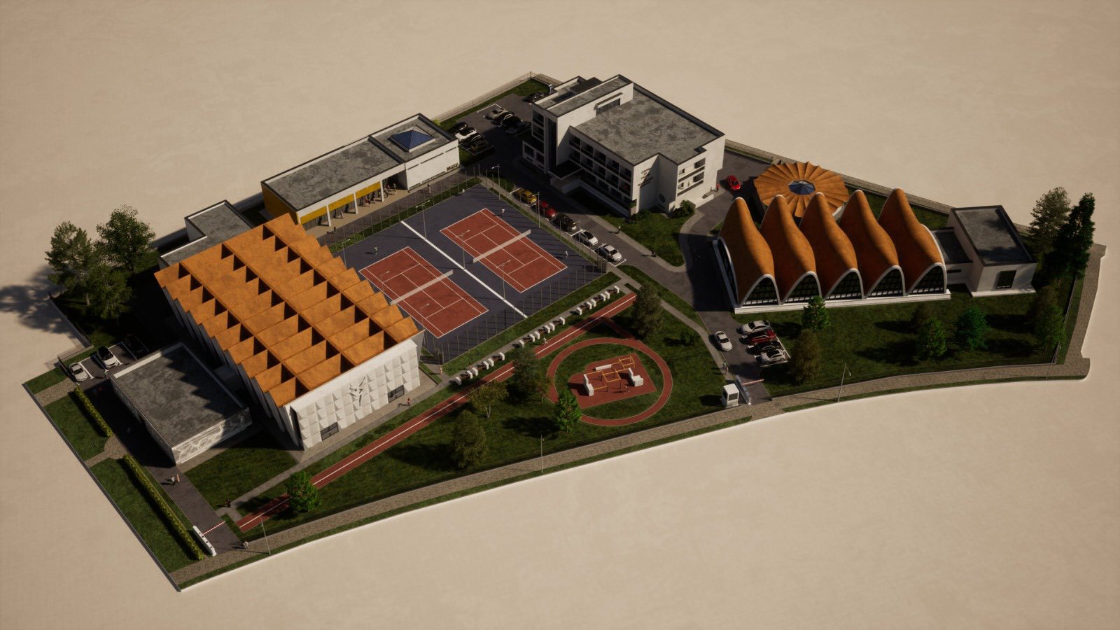 Locul în care s-a format Nadia Comăneci, modernizat cu 122.000.000 de lei: săli moderne, teren de tenis, spații de cazare și muzeu
