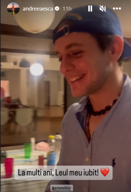 Aris Melkior a împlinit 20 de ani. Ce mesaj a primit de la Andreea Esca, mama lui: „Ce băiat mișto”. Și sora Alexia i-a făcut urări