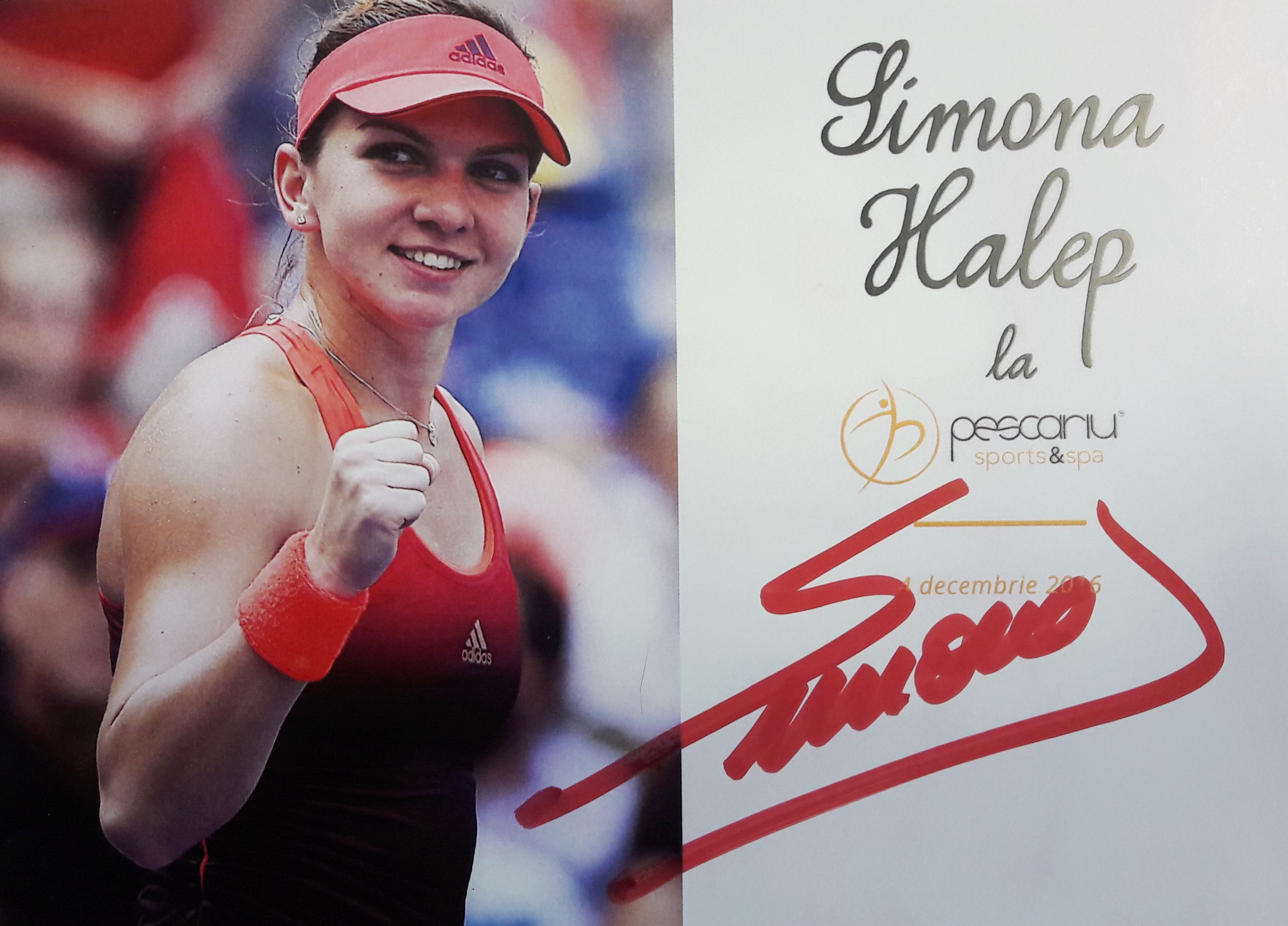 Simona Halep și-a luat energie de la copii! Un fost fotbalist stelist și-a adus fata, ca să ia autograf de la campioană / GALERIE FOTO