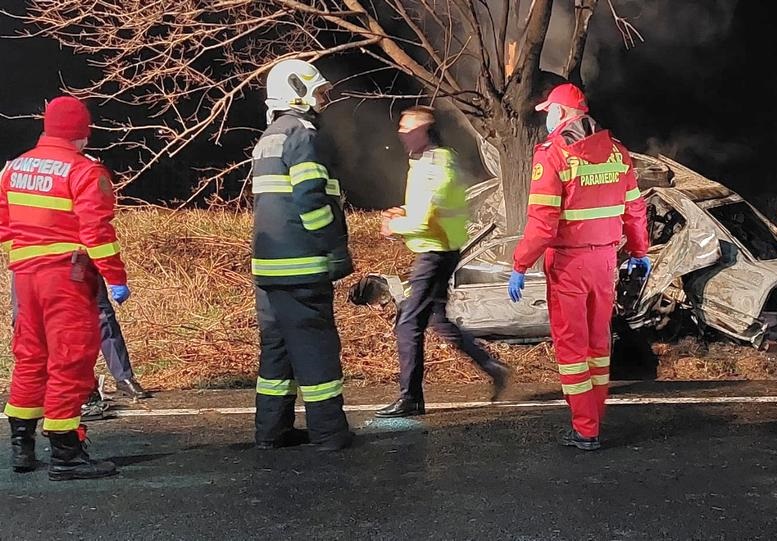 Șoferiță de 30 de ani arsă de vie în mașina care s-a aprins ca o torță, la Andrășești, în Ialomița