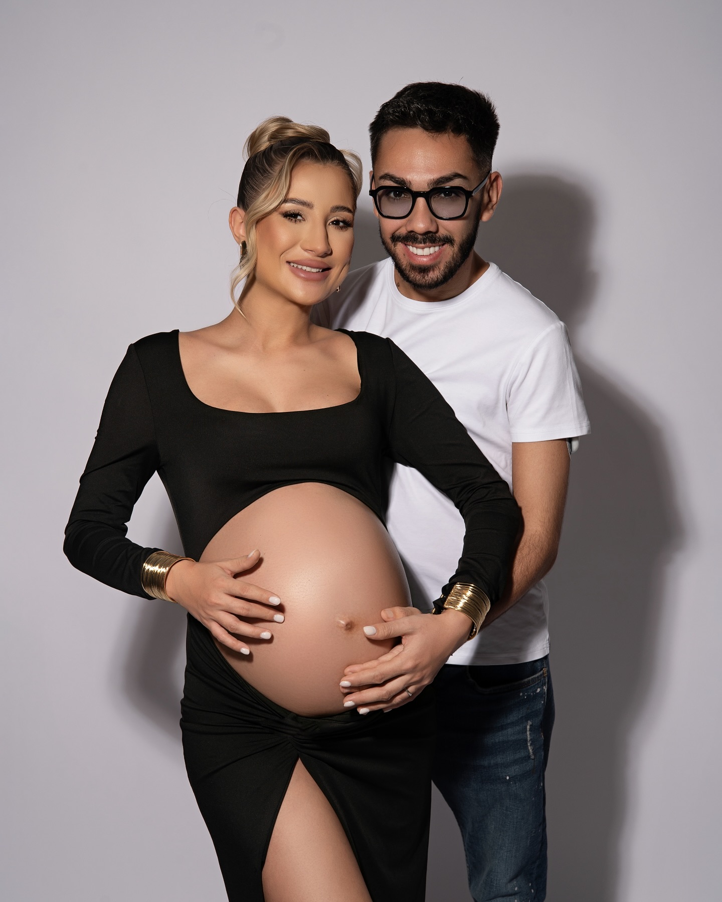 Claudia Puican a născut un băiețel. Imaginea publicată de Armin Nicoară în ziua în care a devenit tată pentru prima oară
